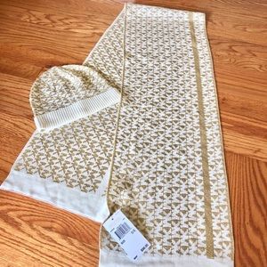 Michael Kors matching hat and scarf